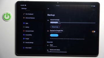 How to Activate Google Backup on LENOVO Tab M11