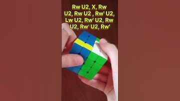 4×4 OLL parity algorithm | how to do? #shrots #rubikscube