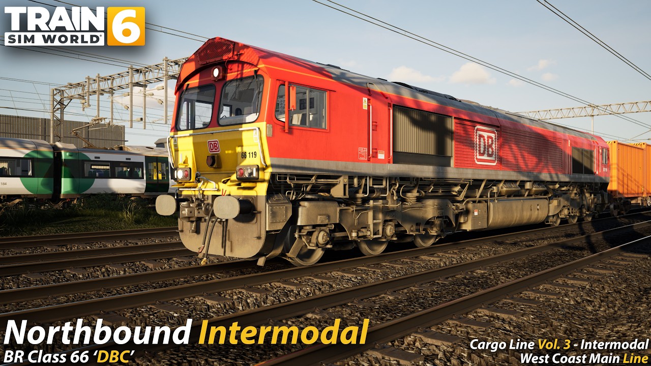 Northbound Intermodal : West Coast Main Line : Train Sim World 6 [4K 60FPS]
