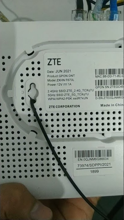 gpon ont ZTE F670L dari indihome modem terbaru akses lebih stabil