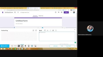 Using Equatio in Google Forms for Maths Typing