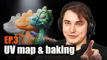 Ep.3 UV map & Normal Baking - From AI to Game-ready