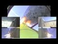 Discovery STS133 final Launch multiview splitscreen