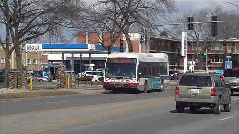 CTA 7900-Series Nova LFS bus in action (02-12-17)