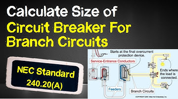 How to Calculate Size of Circuit Breaker | Sizing of Circuit Breaker