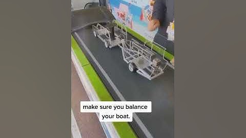 Demonstration of the importance of weight distribution when towing vehicles