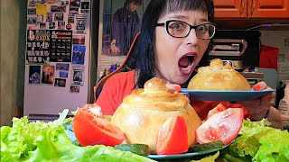 картинка: Мукбанг | Горшочки с мясом и картошкой | Обжор Асмр 