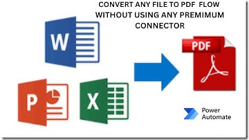 From SharePoint Attachment Convert Any attachments File To PDF by using Power Automate#word#excel