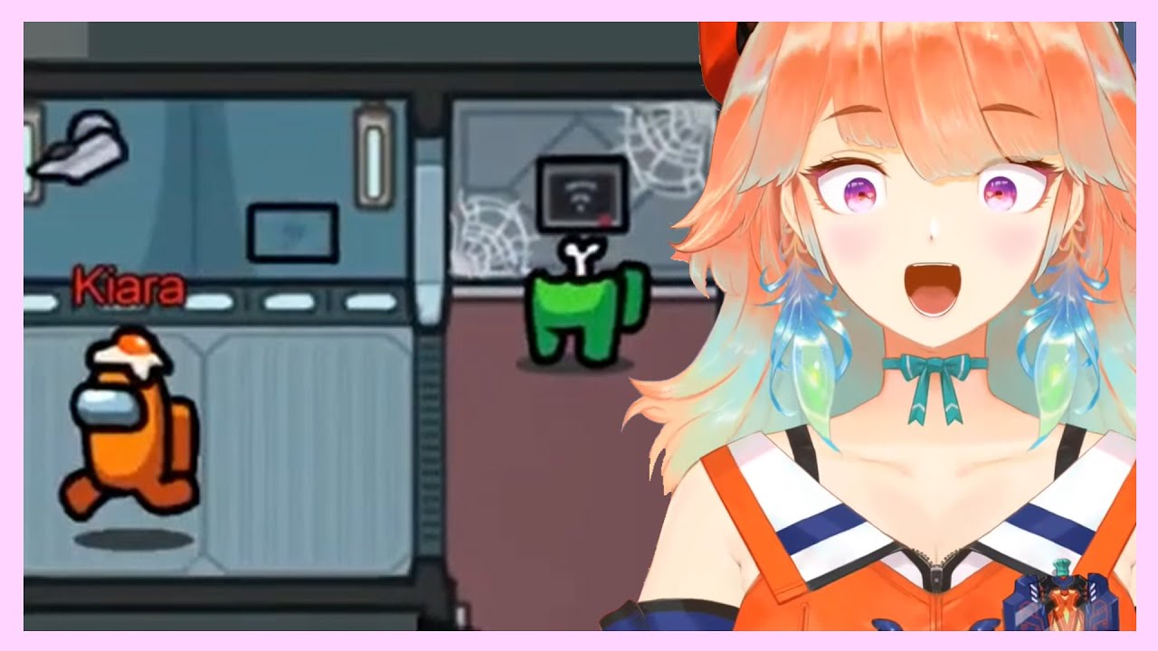 Kiara is NOT SUS... she is bottom left!