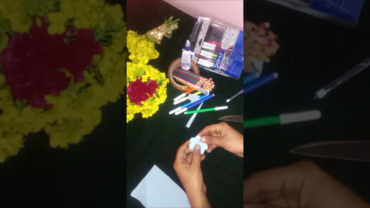 Making a beautiful wall hanging 🎀🌸🌸