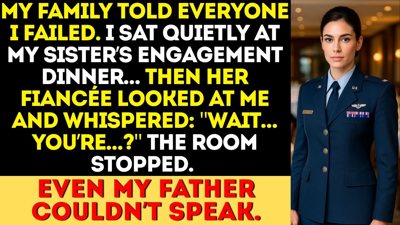 My Family Said I Failed — Then My Sister’s Fiancée Looked at Me and Said: “You’re Reaper Six?”