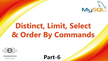 06 | Distinct, Limit, Order By And Select Commands In MySQL | MySQL Tutorials | MySQL (Hindi/Urdu)
