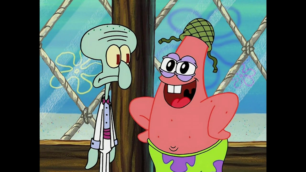 patrick star may i take your hat sir