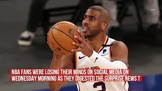 NBA fans were losing their minds on social media on Wednesday morning as they digested the