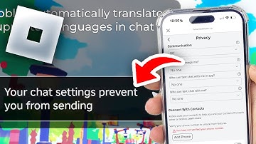 Fix Chat Settings Prevent You From Sending Messages In Roblox Mobile - Full Guide
