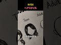 年代別ヘアスタイル