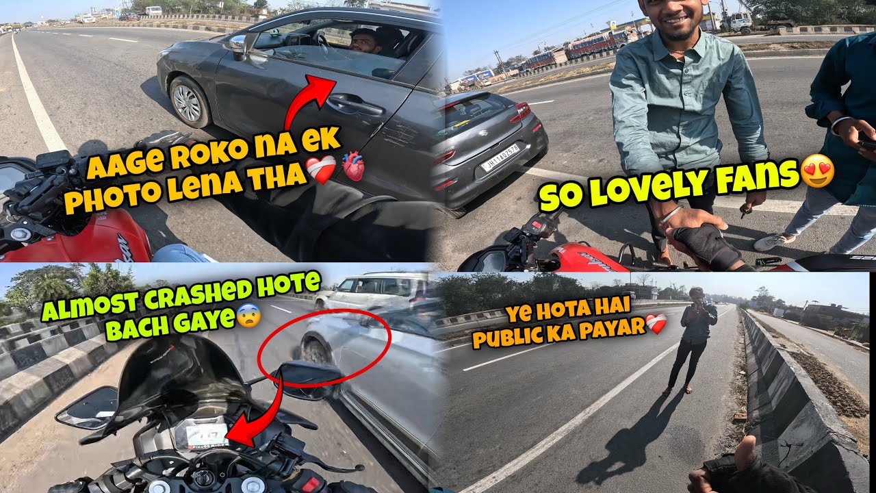 accident hote baccha gya 🥺 ye hota hai public ka payar ❤️‍🩹 public crazy reaction😨