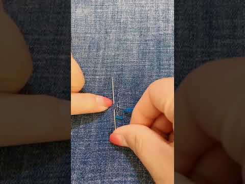 Learn to Fix Hole in Clothes Part 3080 #shorts