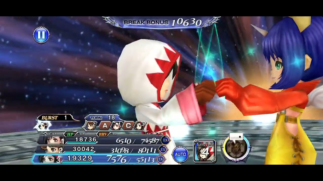 Beginner Run 2 No Synergy Tifa Porom and Firion Bahamut Raid Lufenia+ DFFOO