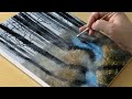 Painting a Forest / Acrylic Painting  for Beginners / Painting TUTORIAL