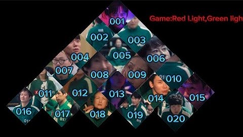Squid Game elimination order season 2 players 001-020