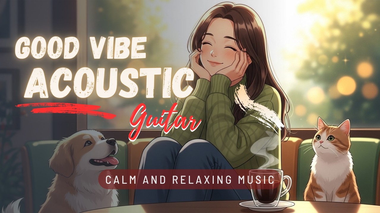 Boost Your Mood with Happy and Cute Acoustic Guitar! | Morning/Study/Work/Chill Vibes