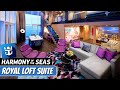 Harmony of the Seas | Royal Loft Suite Walkthrough Tour & Review 4K | Royal Caribbean Cruise Line