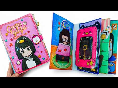 💖Paper DIY💖 Making a Cute GuGuGaGa Squishy Paper Book!