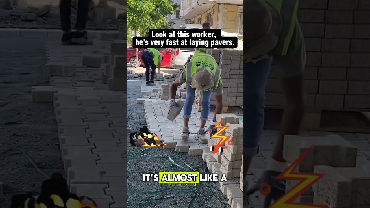 Super Fast Workers! See How Paving is Laid in an Instant!