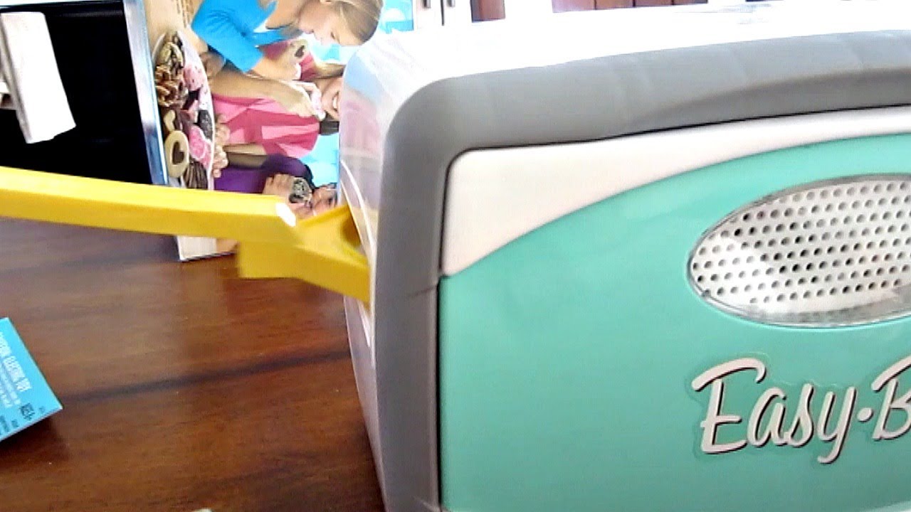 Using my Easy Bake Oven for the first time baking video for kids 