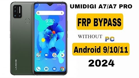 HOW TO UMIDIGI A7/A7Pro FRP Bypass Without PC Android 9/10/11 New Update Method 2024