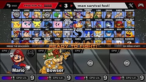 Super Smash Flash 2 - v1.3 Battle #59 Mario vs Bowser