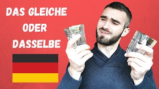 : Deutsche W"orter / das gleiche oder dasselbe? B1, B2 / Deutsch lernen