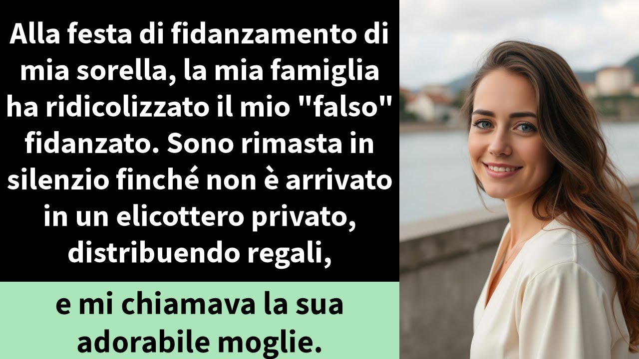 Alla festa di fidanzamento di mia sorella, la mia famiglia ha ridicolizzato il mio 