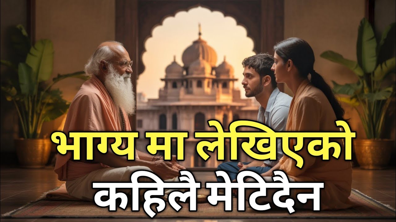 भाग्य को खेल What Is Written in Destiny Can Never Be Erased | Buddhist Story on Karma or Fate Bigger