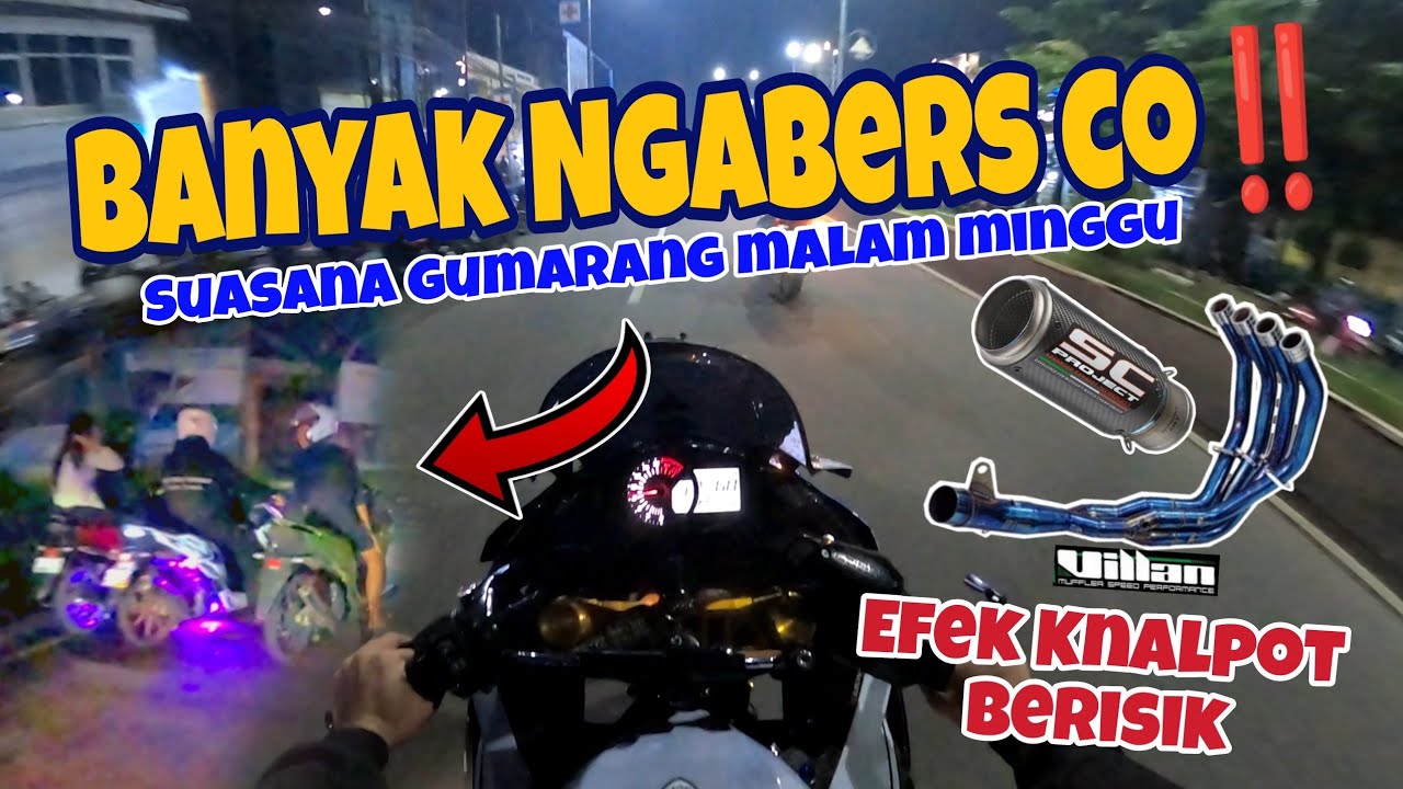 LEWATIN TEMPAT TONGKRONGAN NGABERS PAKE ZX25R‼️INI DIA SUASANA JALAN GUMARANG DI MLAAM MINGGU 