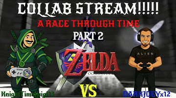 Joey VS KnightTimeLuigi13 Collab Race Oot Race With Mods Part 2