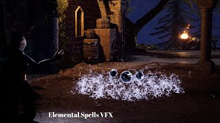 Unreal Engine Marketplace Elemental Spells VFX Showcase / VRhinoFX