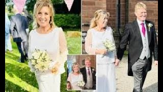 Itv News Lucy Mea, 64, Marries Husband Jonathan In A Stunning Glittering White Gown