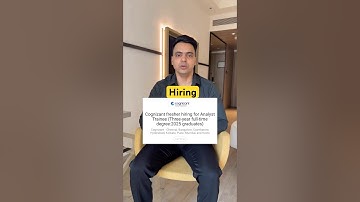 Cognizant Gen C Program 2025 | Analyst Trainee Role | Open for All Streams🚀