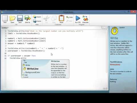Small Basic Programming