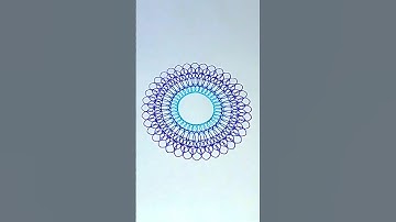 Easy Spiro Design #shorts #spirograph #satisfying #pattern #spiroart  #creative #art #viral #drawing