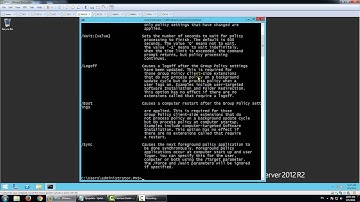 Gpupdate :  Updates multiple Group Policy settings