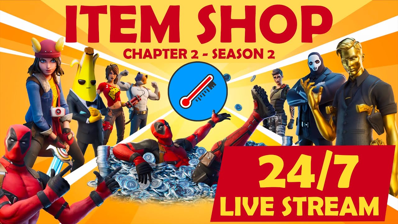 NEW! Fortnite Item Shop LIVE STREAM! - YouTube