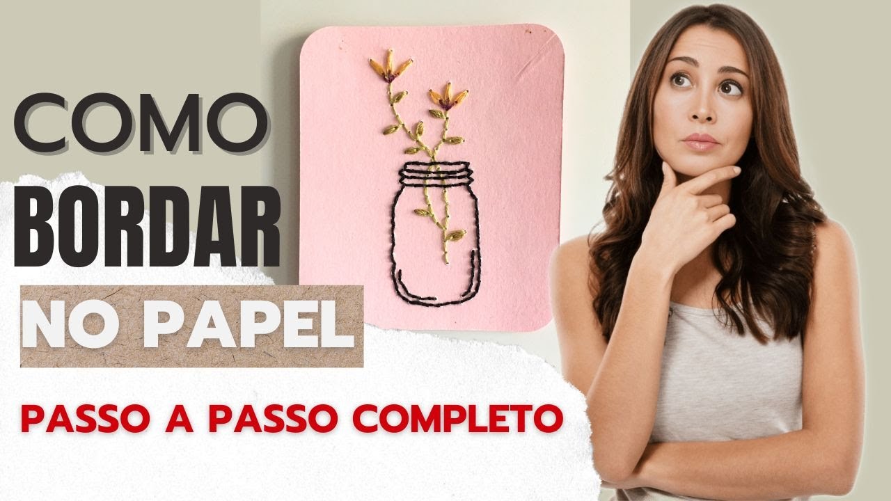 Como Bordar no Papel