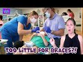 TOO LITTLE FOR BRACES!? 7 YEAR OLD GETTING BRACES PUT ON!