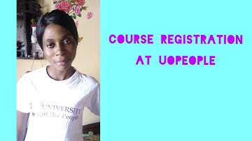 Course Registration At #uopeople #universityofthepeople #freecollegeeducation #Joannfor