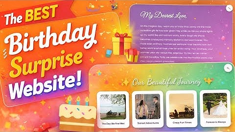 Happy Birthday Animation Website Using HTML CSS |Romantic Birthday Animation