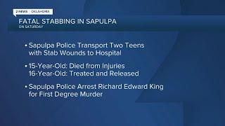 Sapulpa stabbing leaves one injured and another dead