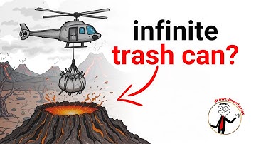 What If We Dumped TRASH Into VOLCANOES?